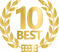 G.Carling 10 Best Logo - stars